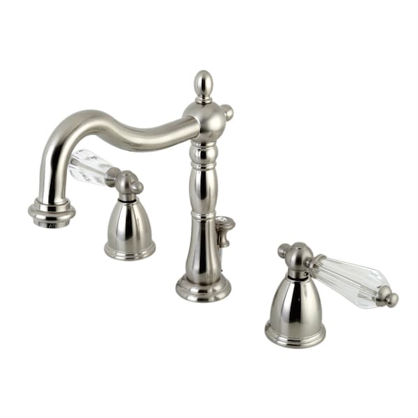 8" Widespread Bathroom Faucet, Brushed Nickel